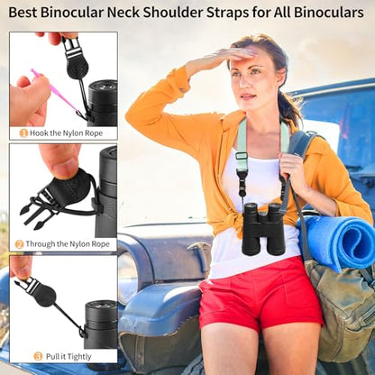 FIEIL Universal Shoulder Strap, Sandwich Mesh Padded Neck Lanyard, Replacement Comfortable Bag Strap for Camera, Cellphone Tablet,iPad, Laptop, Luggage Bag, Binocular(Mint Green) - color: Mint Green