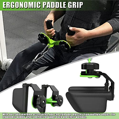 Adjustable Lat Pull down Bar, Cable Machine Attachments for Gym, Home Gym Fitness T-bar Row Pulldown Attachments, Lat Pull Down Machine Wide Grip Neutral Grip Handle - color: SP-01