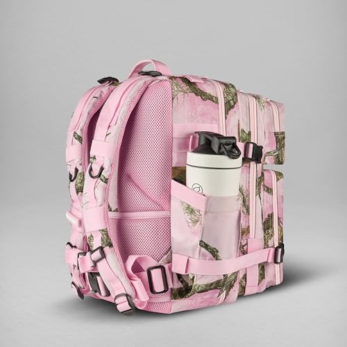 WOLFpak 35L Meal Prep Management Backpack (Realtree APX Flushing Pink) | Easily Store & Organize Food Storage Containers w/Built-In Lunch Box, Cooler, Travel, Insulated Bag - color: Realtree Apx Flushing Pink