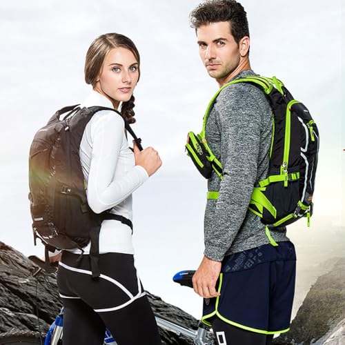 Outdoor Cycling Backpack, Bicycle Backpack, Water Bag Backpack, Mountain Hiking Backpack - color: red, size: Backpack Only