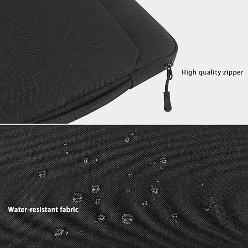 17 Inch Laptop Sleeve Case, Laptop Protective Carry Case with Retractable Handle for Microsoft Surface,Dell XPS 17,HP Envy,Lenovo ThinkPad,ASUS,Acer,Black - color: Black, size: 17 Inch