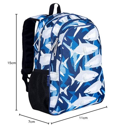 Wildkin 15 Inch Backpack for Kids, Sharks - color: Sharks, size: 15 Inch