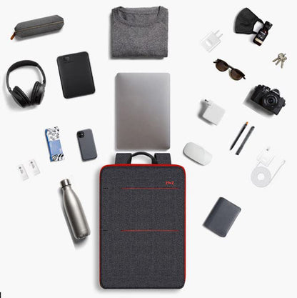 ZINZ Slim & Expandable Laptop Backpack 15 15.6 16 Inch Case, Water Resistant Travel Backpack Compatible with MacBook Pro/Neo 16" 15", Dell XPS 15 16 and Most 15" 15.6" 16" Notebooks，B01RD01 - color: B01rd01, size: 15"-16"