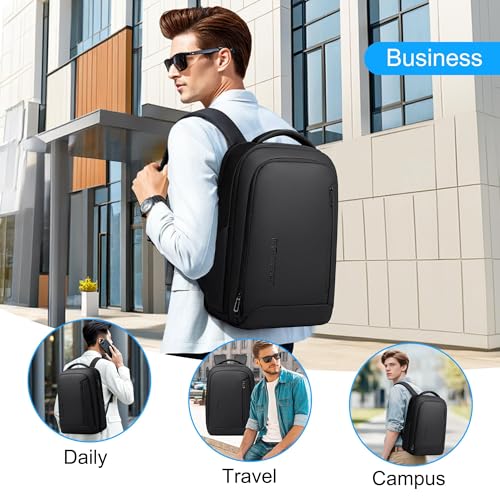 Fenree.geer Laptop Backpack for Men, Business Backpack with USB Charging Port,Water Resistant Tech Backpack, Mens 17 Inch Laptop Bag for Work/Commuter/College - size: Standard