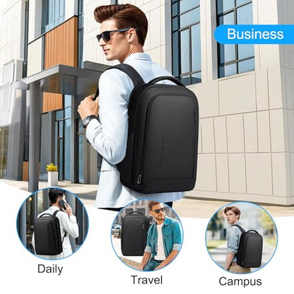 Fenree.geer Laptop Backpack for Men, Business Backpack with USB Charging Port,Water Resistant Tech Backpack, Mens 17 Inch Laptop Bag for Work/Commuter/College - size: Standard