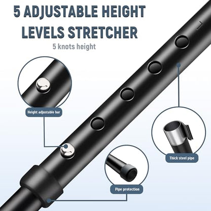 Hamstring Stretcher for Knee Extension & Pain Relief, Adjustable Low Back, Calf, Leg & Hip Stretching Device for Flexibility, ACL Surgery Recovery Physical Therapy Equipment - Upgraded 2025 - style: Upgraded