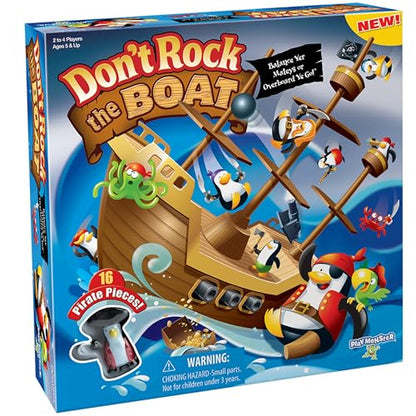 Don’t Rock the Boat Board Game-Kids Games, Family Games for Kids and Adults, Board Games for Family Night, Multi-Player Board Games, Builds Hand & Eye Coordination, Balancing Toy, Ages 5+ - style: Dont Rock the Boat