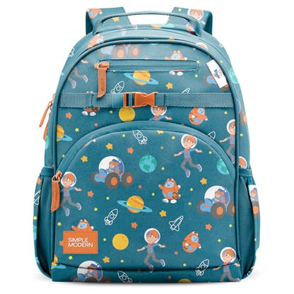 Simple Modern Medium Blippi Toddler Backpack for School Girls and Boys | Kindergarten Elementary Kids Backpack | Fletcher Collection | Kids - 15" tall | Blippi Space - color: Blippi: Space, style: Kids Medium