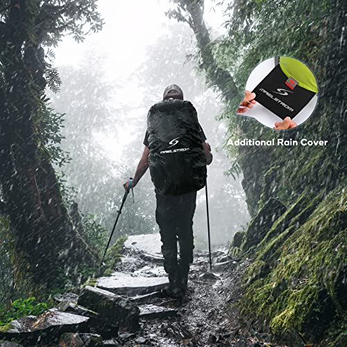 Maelstrom Hiking Backpack,Camping Backpack,40L Waterproof Hiking Daypack with Rain Cover,Lightweight Travel Backpack,Grey - color: 40l Grey, size: 40l