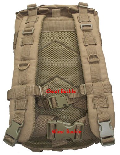 Level III Lv3 Molle Assault Pack Backpack--BLACK