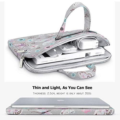 Hseok Laptop Shoulder Bag 13 13.3 14 Inch Case,Butterfly - color: Butterfly, size: 13-13.5 inch