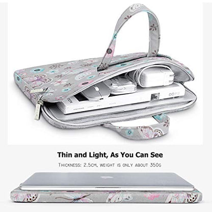 Hseok Laptop Shoulder Bag 13 13.3 14 Inch Case,Butterfly - color: Butterfly, size: 13-13.5 inch