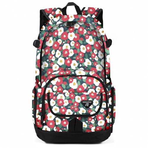 rickyh style School Backpack Travel Bag for Men & Women Lightweight College Back Pack with Laptop Compartmen - color: 04hbh