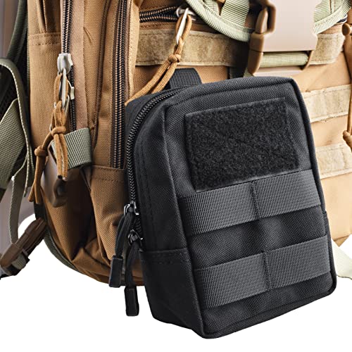 Azarxis Molle Pouches, Tactical Compact EDC Small Utility Pouch Waist Bags Sundries Storage Admin Organize Gear Gadget for Military Backpack - color: #03 Green - 5.91"x4.33" - 2 Pack