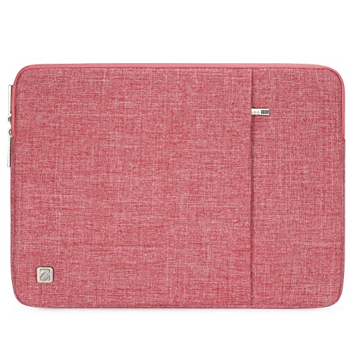 NIDOO 10 Inch Laptop Sleeve Tablet Case Bag Water Resistant Protective Cover for 11" iPad Pro M4 2024/10.9" 10.2" iPad 10 9 8/10.5" 11" iPad Air M2/ Surface Go/Lenovo Yoga Book/Galaxy Tab S8 A8 - color: Pink, size: 10.1 Inch