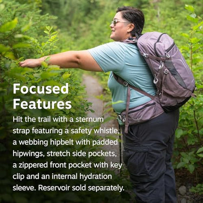 Osprey Sportlite 25L Lightweight Hiking Backpack for Men and Women - Everyday Hiking Bag - Travel Daypack, Raven Black, Extended Fit - color: Raven Black, style: 25l - Extended Fit