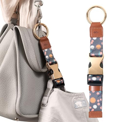 Add-a-Bag Luggage Strap, Adjustable Travel Carry Strap with Ring Hooks & Buckle, Heavy-Duty Bag Holder & Jacket Gripper, Luggage Straps/Luggage Belt, Travel Clip for Carry-On Suitcase & Backpack - color: Mori Girl