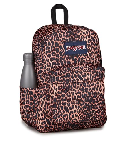 JanSport SuperBreak Plus Backpack with Padded 15-inch Laptop Sleeve and Integrated Bottle Pocket - Spacious and Durable Daypack for Work and Travel - Animal Illusion - color: Animal Illusion