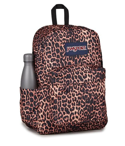 JanSport SuperBreak Plus Backpack with Padded 15-inch Laptop Sleeve and Integrated Bottle Pocket - Spacious and Durable Daypack for Work and Travel - Animal Illusion - color: Animal Illusion