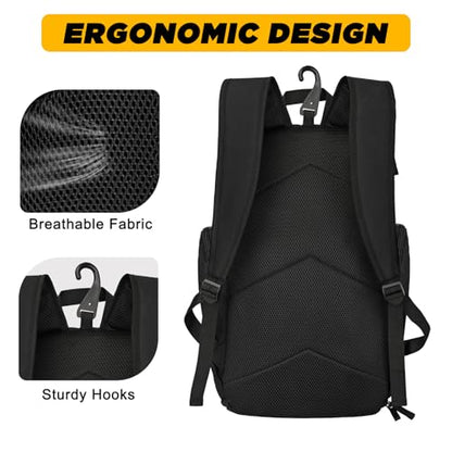 Goloni Basketball Backpack,Large Sports Bag with Ball Compartment & Shoe Compartment, Best for Basketball, Soccer - color: Blue Star