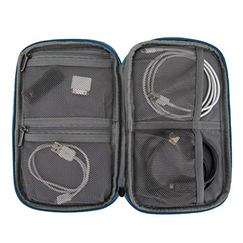 Travelon World Travel Essentials Tech Organizer - color: Gray Heather