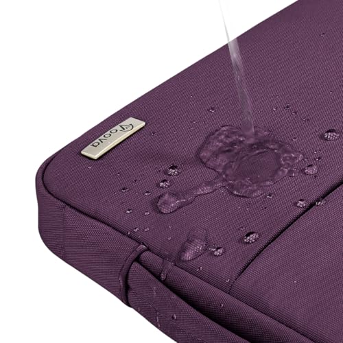 Voova Laptop Sleeve Carrying Case 13 13.6 Inch Compatible with MacBook Air 13 M1/M2/M3/M4, MacBook Pro 13/14, IPad Pro 13, Waterproof Slim Computer Cover Bag, Dark Purple - color: Dark Purple, size: 12.6-13.6 Inch
