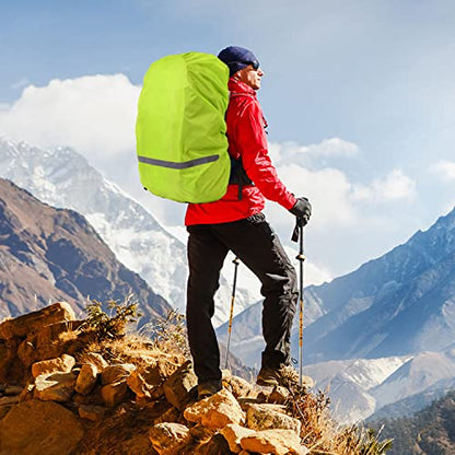 Backpack Rain Cover, Outdoor Backpack Covers, Waterproof Backpack Snow Cover for Travel, Climbing, Hiking and Outdoor Activites - color: Green