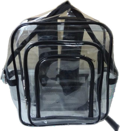 heavy duty cleanroom clear backpack for engineer working in clean room … - color: One Piece Clear Small