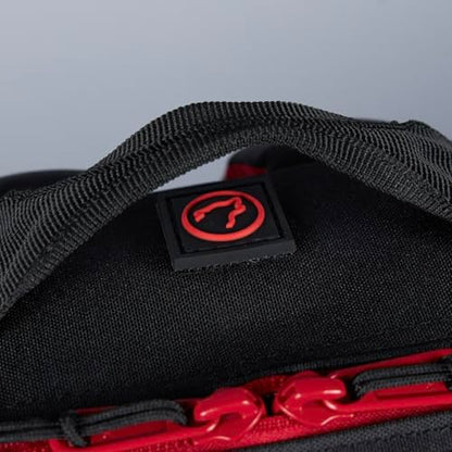 WOLFpak 9L Mini Tactical Backpack (Red Wolf) | Compact, Small Everyday Carry Bag for Gym, School, Travel | Durable, Water-Resistant Daypack with Molle System and Patch Panel - color: Red Wolf