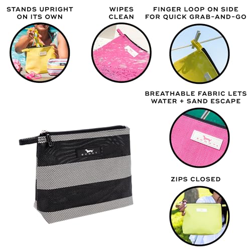 SCOUT Go Getter Pouch- Water-Resistant, Toiletry Bag - Baja Black - color: Baja Black