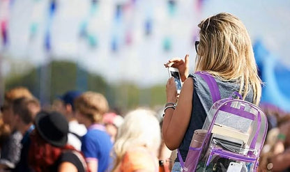 Trail maker Bulk Clear Backpacks Wholesale for School 24 Pack Clear Backpacks for Boys, Girls, School, Stadium, Travel (Purple Pack) - color: Purple Pack