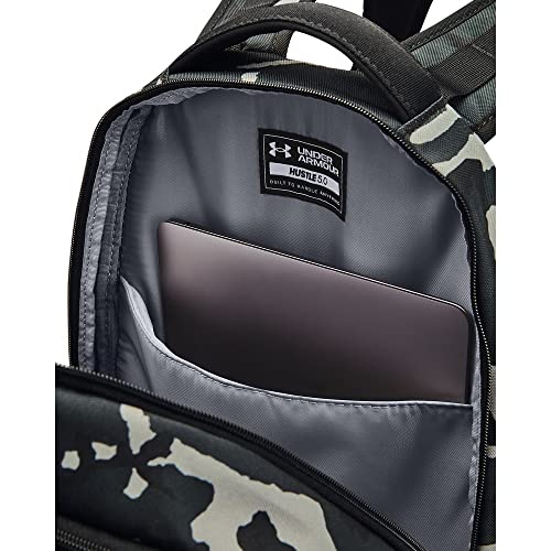 Under Armour Unisex Hustle 5.0 Backpack - color: Black (007)/Metallic Gold