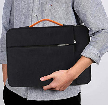 Lacdo 360° Protective Chromebook Case 11 Inch Laptop Sleeve for 11 Inch Acer HP Lenovo Dell Samsung ASUS Chromebook Spin 311, 13 Inch Microsoft Surface Pro 11th Copilot+PC/10/9/8/X Computer Bag, Black - color: Black, size: 11-11.6 Inches
