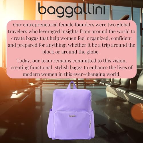 Carryall Packable Lightweight Travel Backpack 14x11" Folding Compact Nylon Washable Weekender Daypack w/Luggage Sleeve - color: Lavender Surf