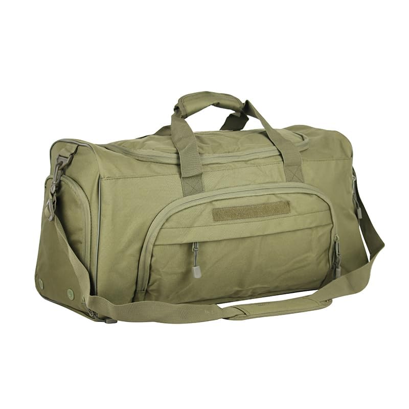 Gym Duffel Bag for Men Sports Duffel Bag with Shoe Compartment (GREEN-Model B) - color: GREEN-Model B