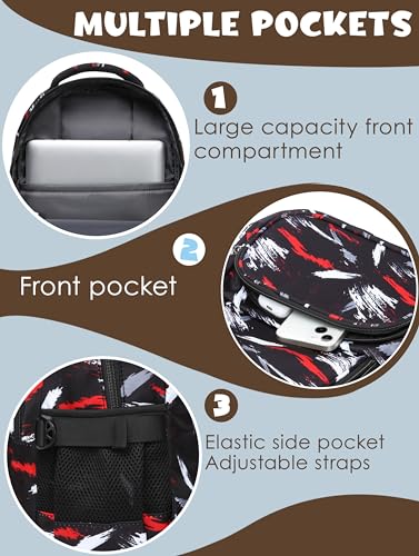 BLUEFAIRY Kids Backpacks for Boys Girls Ages 6-8 8-10 10-12 Elementary Middle School Backpack 17 Inch Back to School Bookbag with Laptop Compartment Mochilas Escolares para Niños Niñas (Coal Black) - color: Coal Black