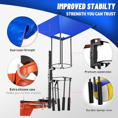 Katop Automatic Volleyball Spike Trainer, Serving, Spiking & Jump Training Equipment, Real-Hitting Feel for Beginners & Pros, Indoor/Outdoor Practice Aid (No Ball)