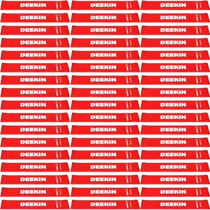 Deekin Resistance Bands Resistance Loop Exercise Bands Exercise Equipment Elastic Ring for Women and Men Home Fitness, Gym, Yoga - color: Red, size: 30 Lbs