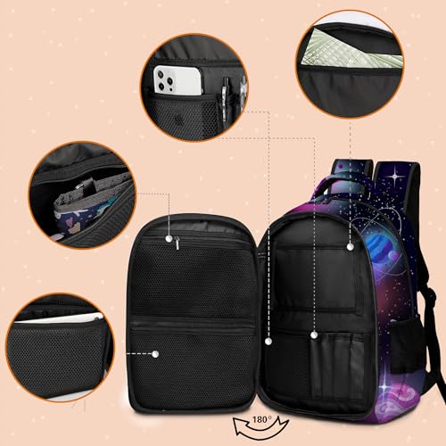 Boys Backpack with Lunch Box and Pencil Case, 3Pcs Gamer Backpack for Boys Teens, 17 Inch Large Capacity - color: GAME-TKCZ-2