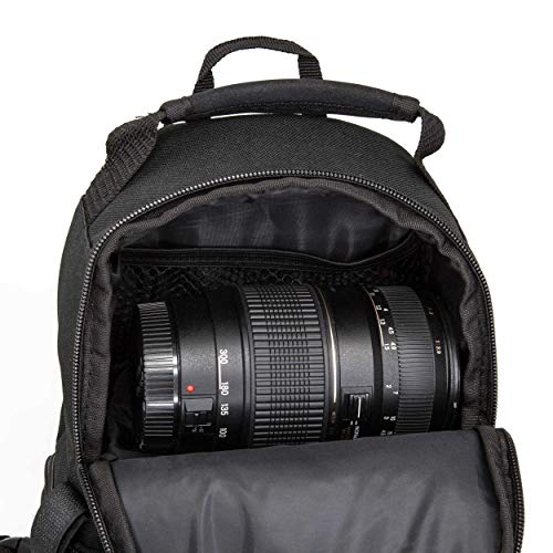 Ultimaxx Photo Camera Sling Backpack Bag for DSLR and Mirrorless Cameras (Canon, Nikon, Sony, Fujifilm, Olympus, Panasonic LUMIX, Pentax, Blackmagic Design, Leica, Kodak & More) - color: Medium