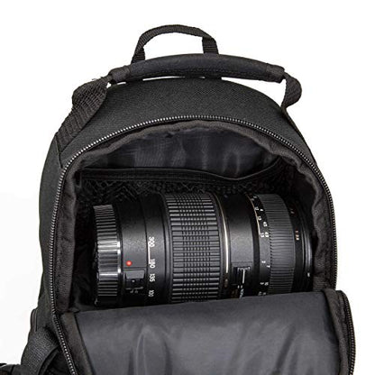 Ultimaxx Photo Camera Sling Backpack Bag for DSLR and Mirrorless Cameras (Canon, Nikon, Sony, Fujifilm, Olympus, Panasonic LUMIX, Pentax, Blackmagic Design, Leica, Kodak & More) - color: Medium