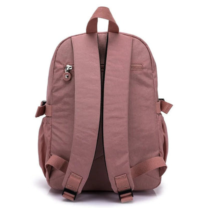 Backpack School Bag Secondary Rucksacks Teenage Student Durable Heavy Duty Large Kids Bookbags Waterproof, Pink, 31x14x42cm - color: Pink, size: 31x14x42cm