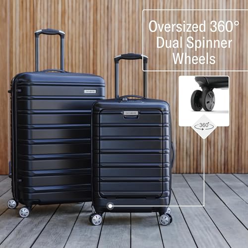 Samsonite Omni 2 Hardside Expandable Luggage with Spinner Wheels, 2-Piece Set (19/24), Lagoon Blue - color: Lagoon Blue, size: 2-Piece Set (Carry-on/Medium)