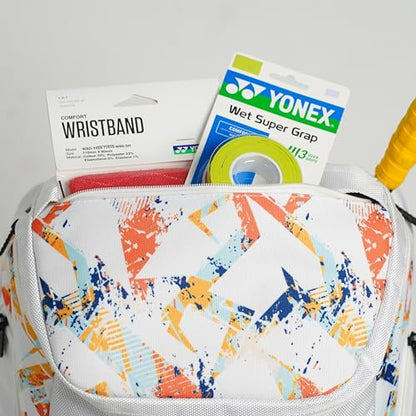 YONEX Badminton Racquet Backpack ADP1 0712|Ergonomic Straps|Hand Carry||Accessories Compartment|Racquet Compartment |Laptop& Main Compartment |Larger Bottle Pocket,