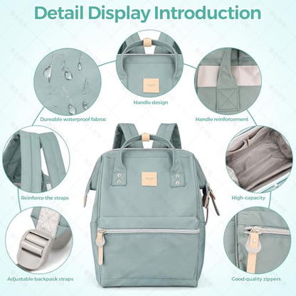 Himawari Laptop Backpack for Women & Men - Travel Backpack With USB Charging Port, Water Resistant, College & School Bag