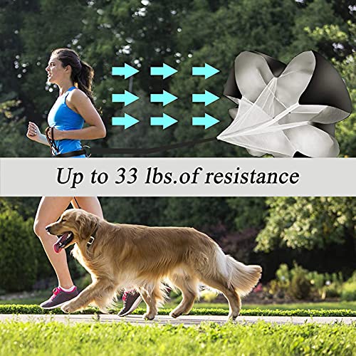 Resistance Parachute Running Umbrella, 2 Pack 57'' Speed Strength/Running Training Tools Resistance Parachute, Improving Speed/Stamina/Strength