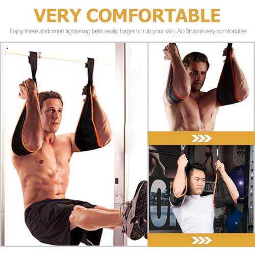 Professional Gym Ab Straps Hanging Ab Slings Fitness Accessory with Adjustable Suspension for Home Abdominal Training and Workout Equipment