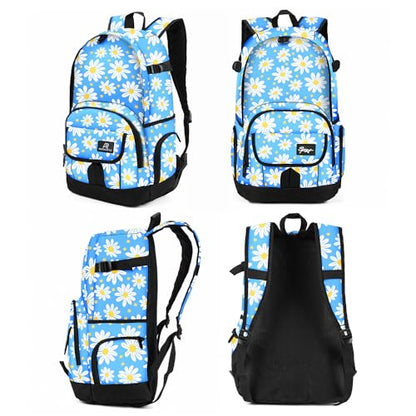rickyh style School Backpack Travel Bag for Men & Women Lightweight College Back Pack with Laptop Compartmen - color: 04jidanhua