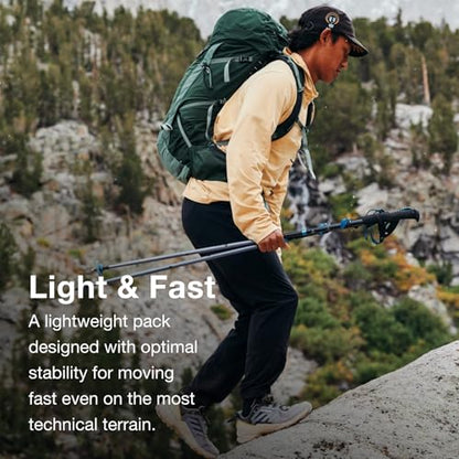 Osprey Talon 33L Men's Lightweight Hiking Backpack - Daypack for Travel & Camping, Green Canopy/Pine Leaf - color: Green Canopy/Pine Leaf, size: 33L - Standard Fit