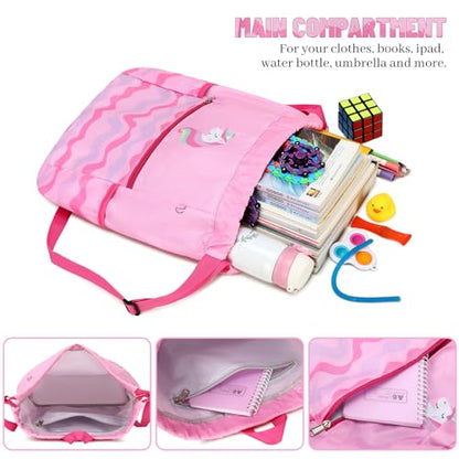 Waterproof Drawstring Bag, Drawstring Backpack, Gym Bag Sackpack Sports Backpack for Women Girls Cute Panda Pink - color: Panda Pink